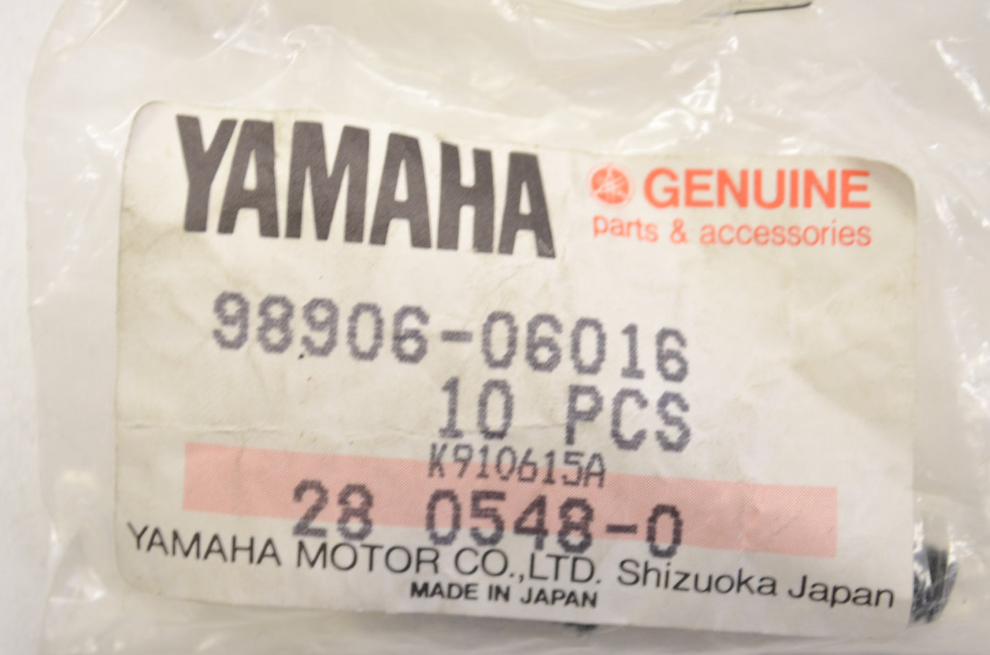 OEM Yamaha 98906-06016-00 Socket Bolt Qty 3 NOS