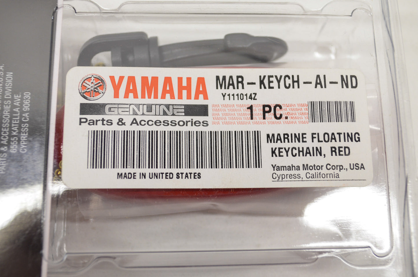 OEM Yamaha MAR-KEYCH-AI-ND Marine Floating Key Chain NOS