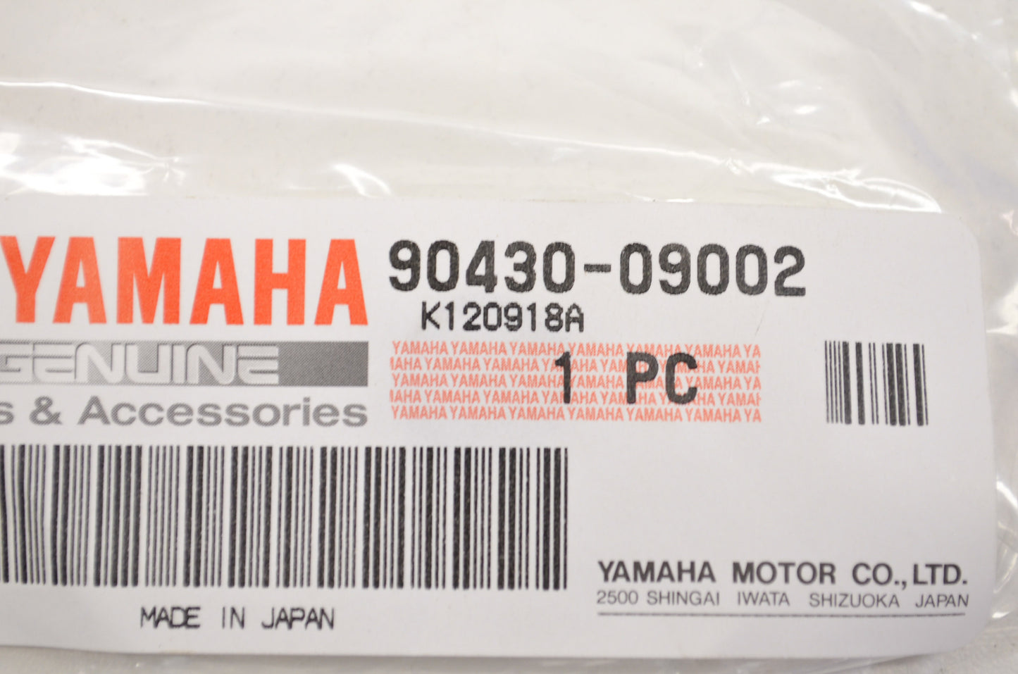 OEM Yamaha 90430-09002-00 Gasket NOS