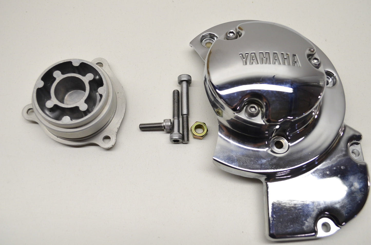 Chrome Oil Filter Relocation Kit NOS