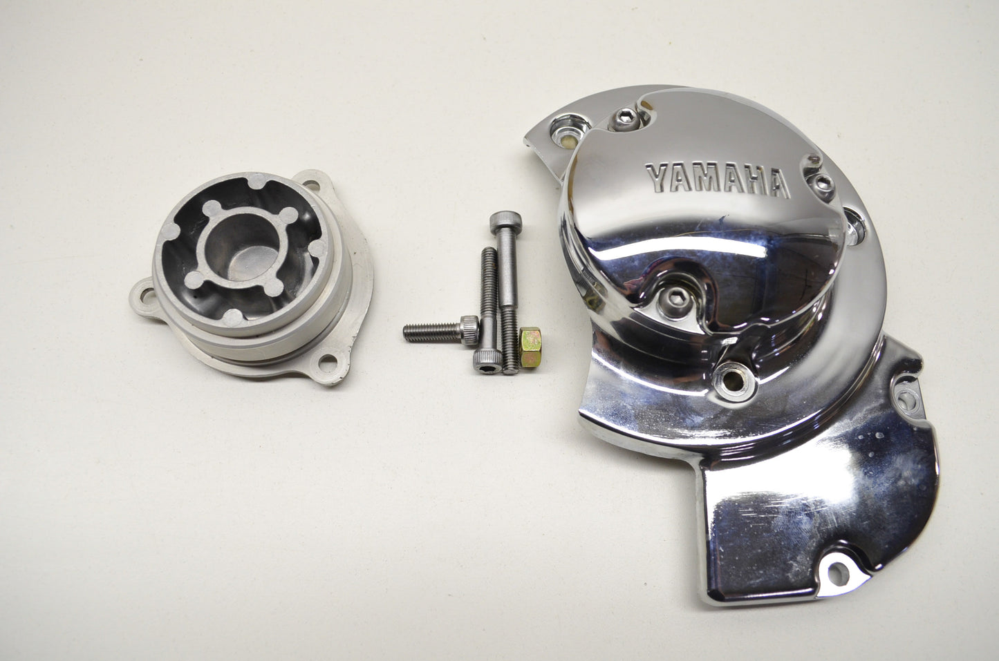 Chrome Oil Filter Relocation Kit NOS