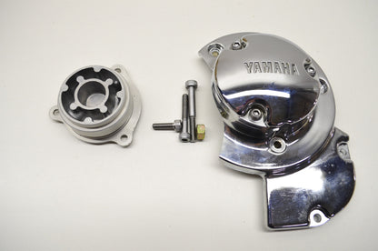 Chrome Oil Filter Relocation Kit NOS