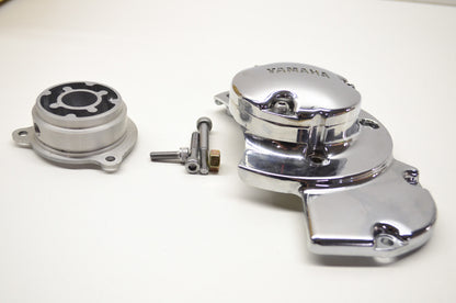 Chrome Oil Filter Relocation Kit NOS