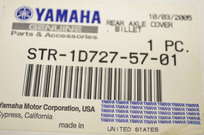 OEM Yamaha STR-1D727-57-01 Rear Axle Cover Billet NOS