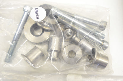 Chrome Quick Release Backrest Short Kit 11 Stryker NOS