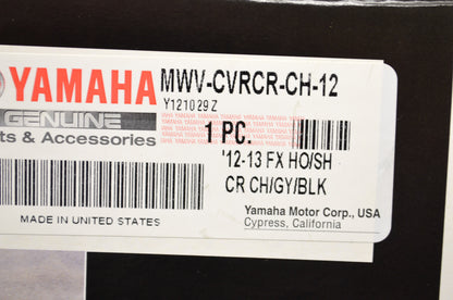 12-13 ft. Gray/Black Wave Runner Cover 12-13 FX HO/SH NOS