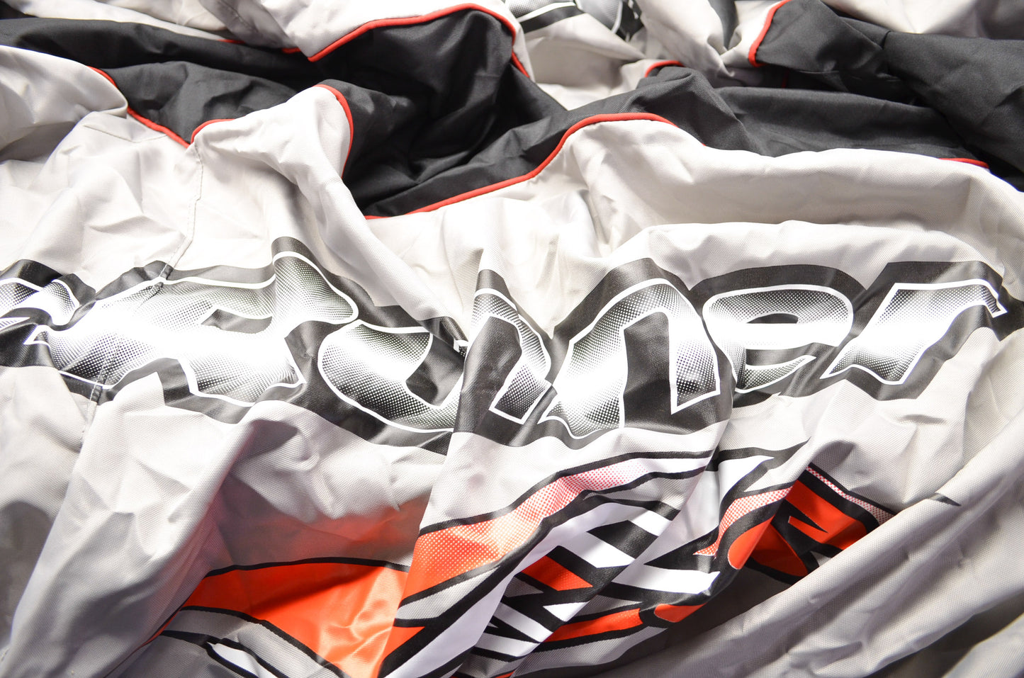 Gray/White/Orange Wave Runner Cover NOS