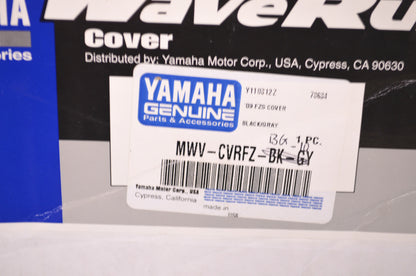 Gray/White/Orange Wave Runner Cover NOS