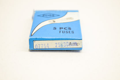 POSS 7754 Fuse 25x30 Amp Qty 10 NOS