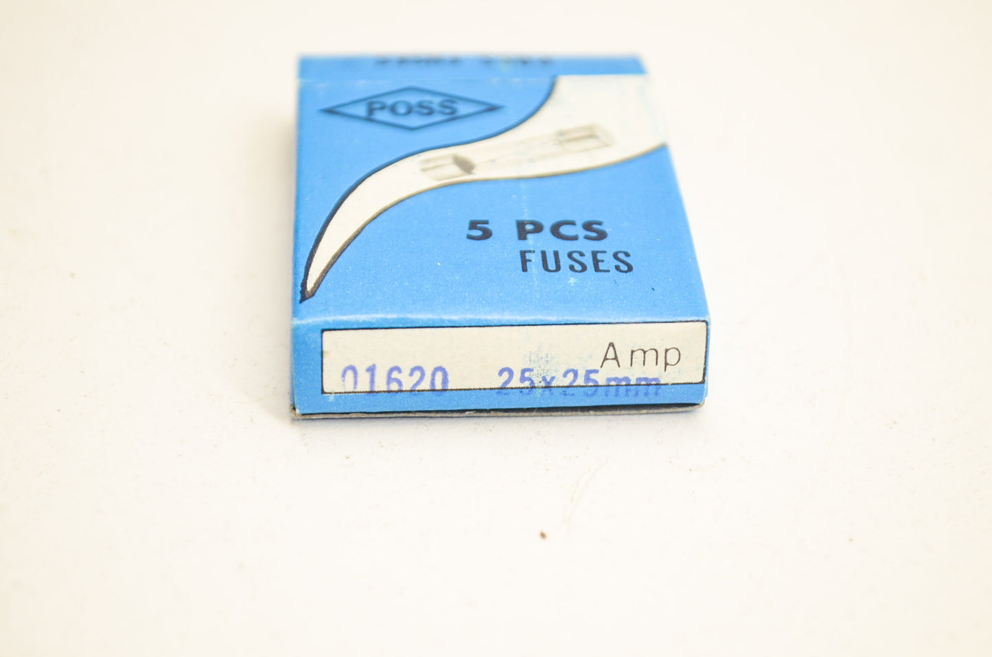 POSS 1620 Fuse 25x25 Amp Qty 6 NOS