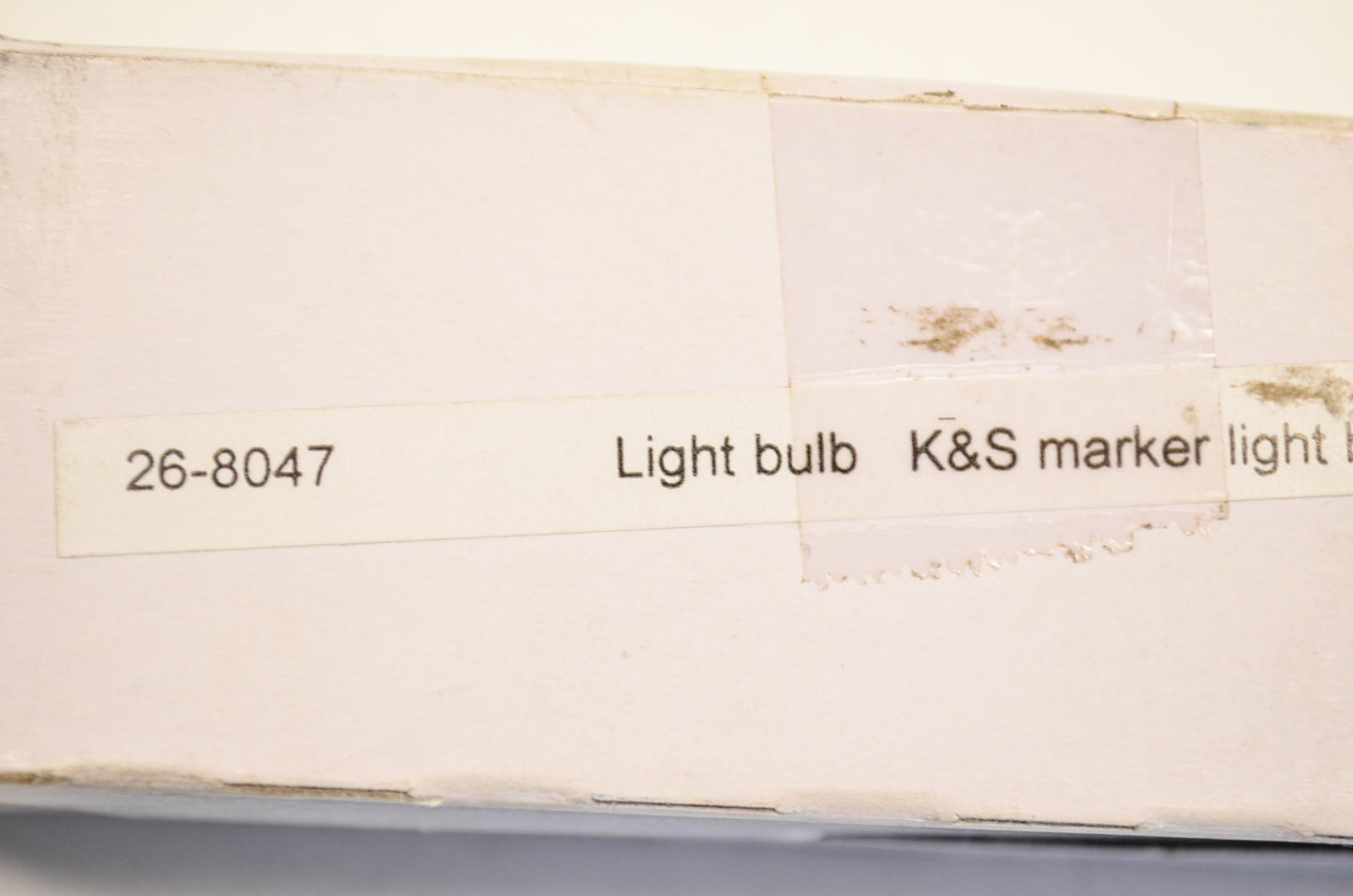 New K&S Marker Light Bulb 12V 23/8W QTY 2 NOS