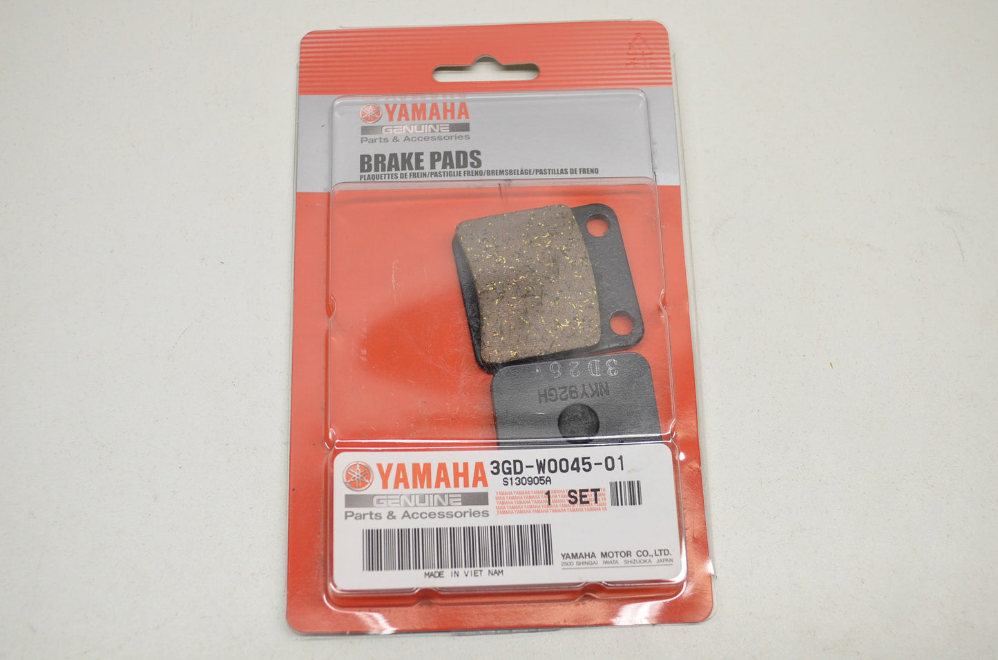 New OEM Yamaha 3GD-W0045-01-00 Brake Pad Kit NOS