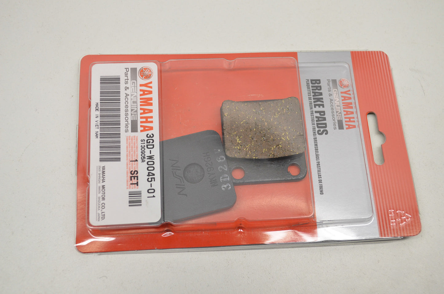 New OEM Yamaha 3GD-W0045-01-00 Brake Pad Kit NOS