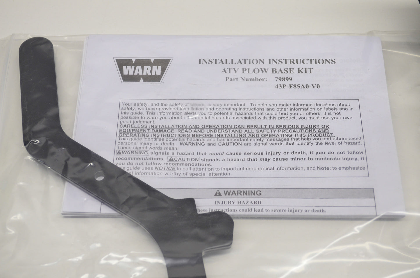 NEW OEM Yamaha Plow Mounting Base Kit NOS
