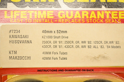 Leak Proof Seals 7234 Fork Seal Kit 40x52x10.5mm NOS