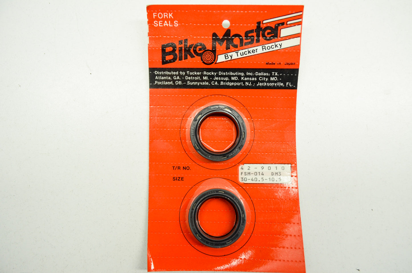 New Bike Master Fork Seal Kit 30x40.5x10.5 NOS