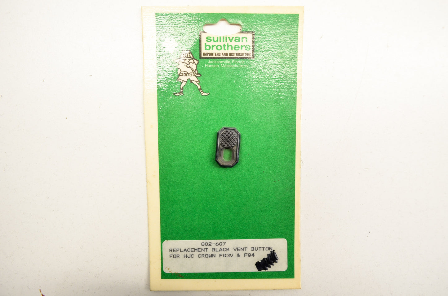 Black Helmet Vent Button HJC Crown FG3V FG4 NOS