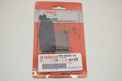 New OEM Yamaha 5PW-W0046-50-00 Brake Pad Kit 2 NOS