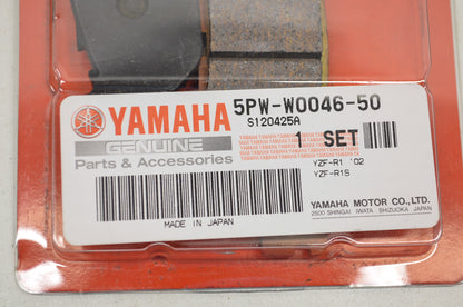 New OEM Yamaha 5PW-W0046-50-00 Brake Pad Kit 2 NOS