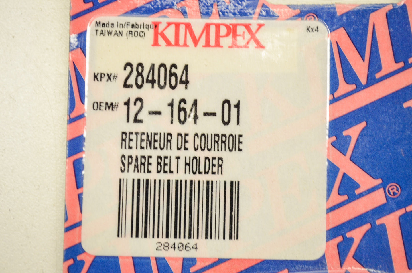 New Kimpex Spare Drive Belt Holder NOS