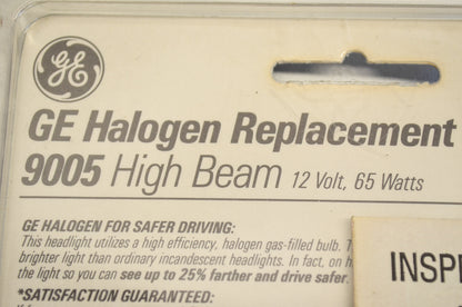 New GE Halogen High Beam Headlight Bulb 12v 65w NOS
