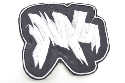 YZF Black& White Leather Embroidered Patch Motorcycle Biker Jacket Racing NOS