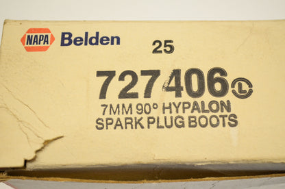 Belden 727406 Hypalon Spark Plug Boot 7mm 90ÃƒÆ’Ã¢â‚¬Å¡Ãƒâ€šÃ‚Â° Qty 2 NOS