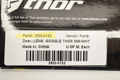 Goggle Lens White Mirror Hero Enemy NOS