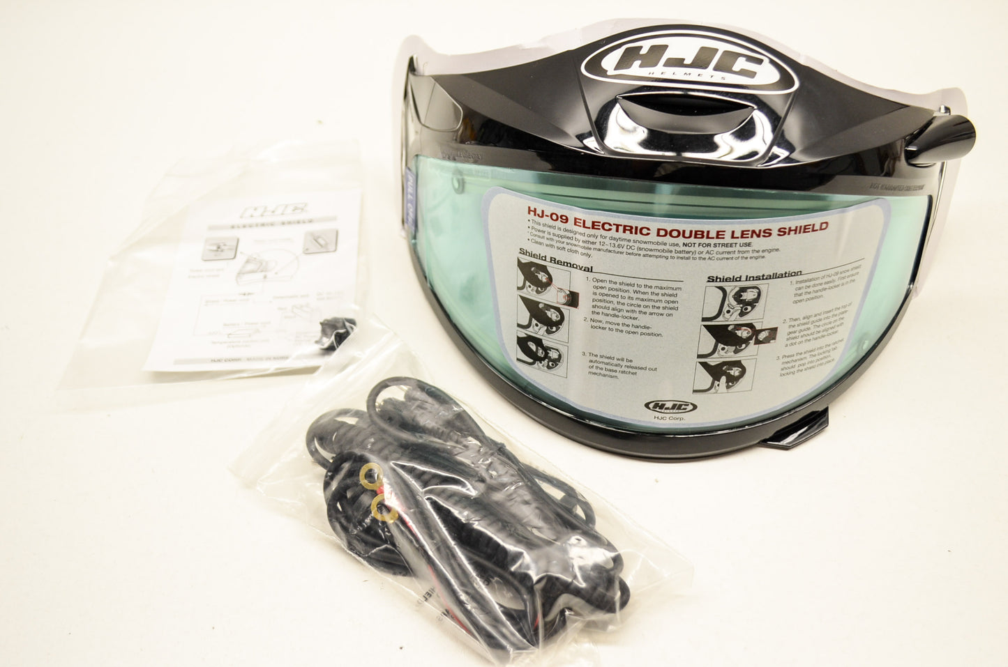 HJ-09D Electric Double Lens Shield Clear CL-15 NOS