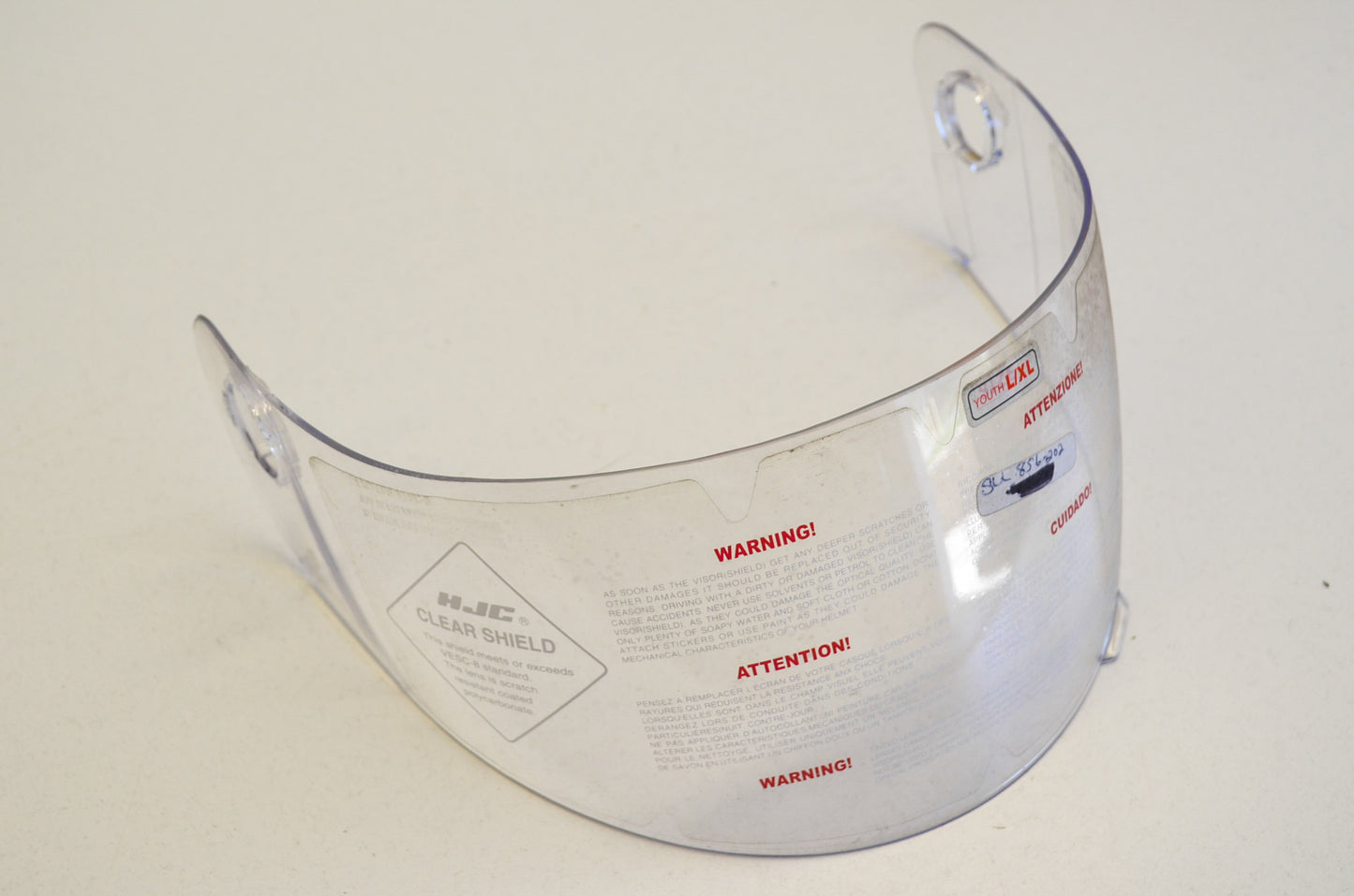 New HJC HJ-03 Clear Face Shield Youth L/XL NOS