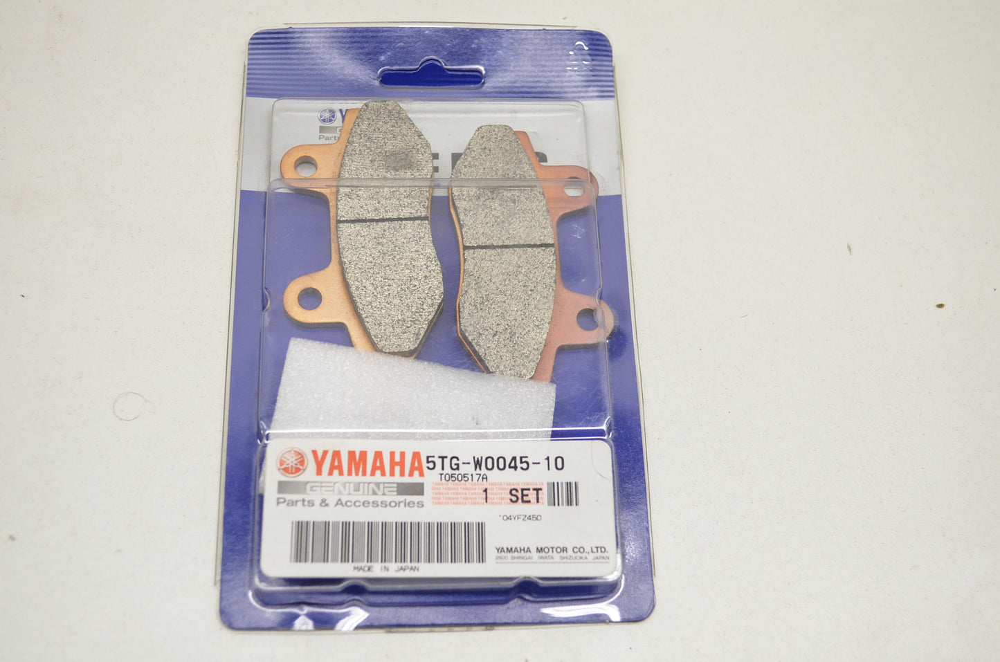 OEM Yamaha 5TG-W0045-10-00 Right Brake Pad NOS