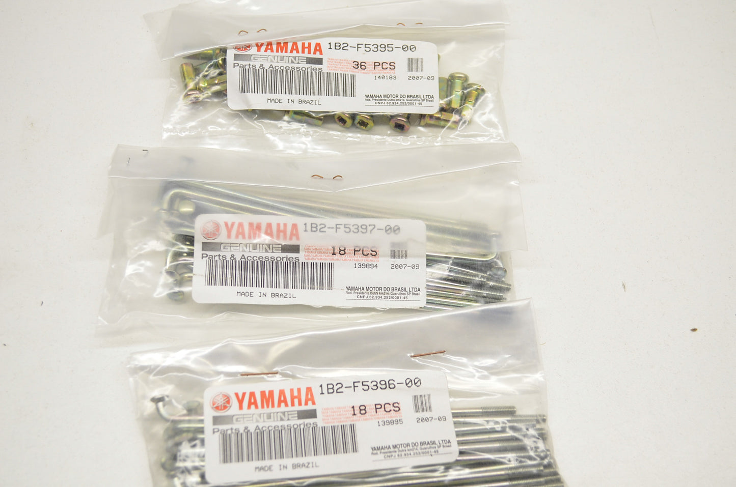 OEM Yamaha 1B2-F5304-00-00 Rear Spoke Set NOS
