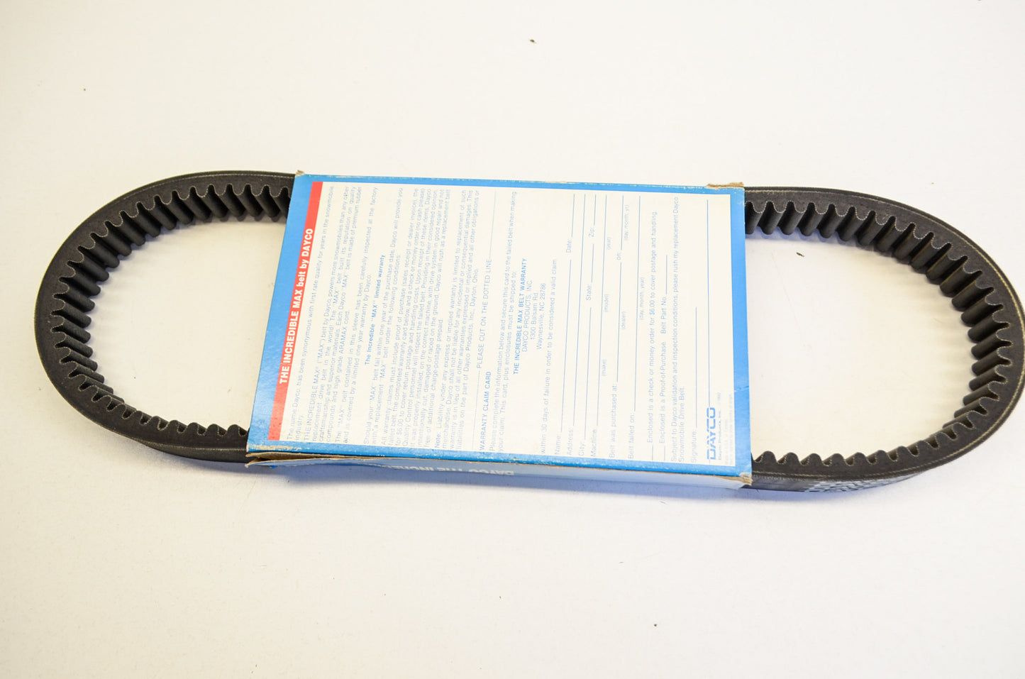 New Dayco Max Snowmobile Drive Belt NOS