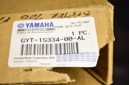 OEM Yamaha GYT-1S334-00-AL Aluminum Frame Skid NOS