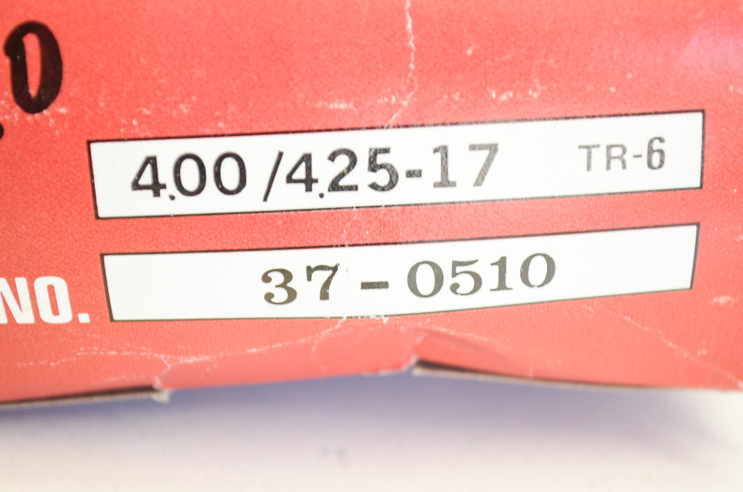 New Bike Master Inner Tube 4.00/4.25-17 TR-6 NOS