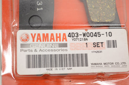 New OEM Yamaha 4D3-W0045-10-00 Brake Pad Kit NOS