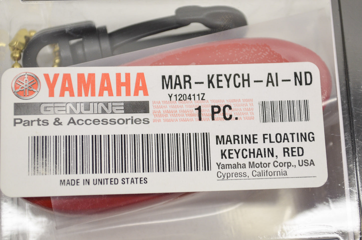 OEM Yamaha MAR-KEYCH-AI-ND Marine Floating Key Chain NOS