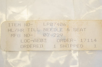 New Kimpex Needle Seat Kit NOS