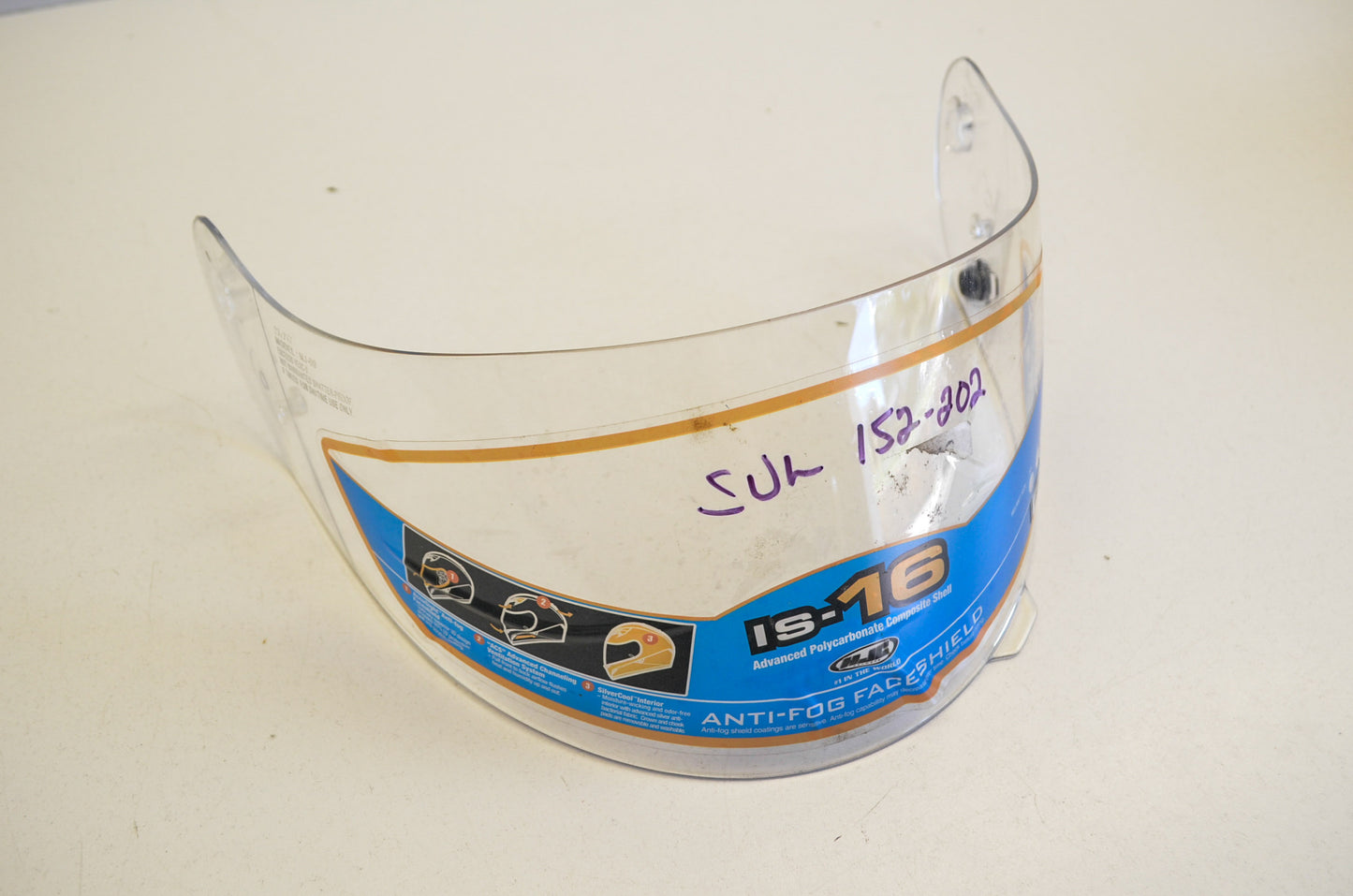 New HJC HJ-09 Anti Fog Clear Face Shield NOS