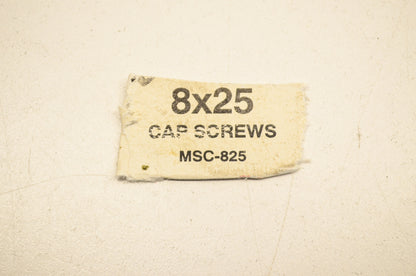Supreme Automotive MSC-825 8x25 Hex Cap Screw Qty 7 NOS