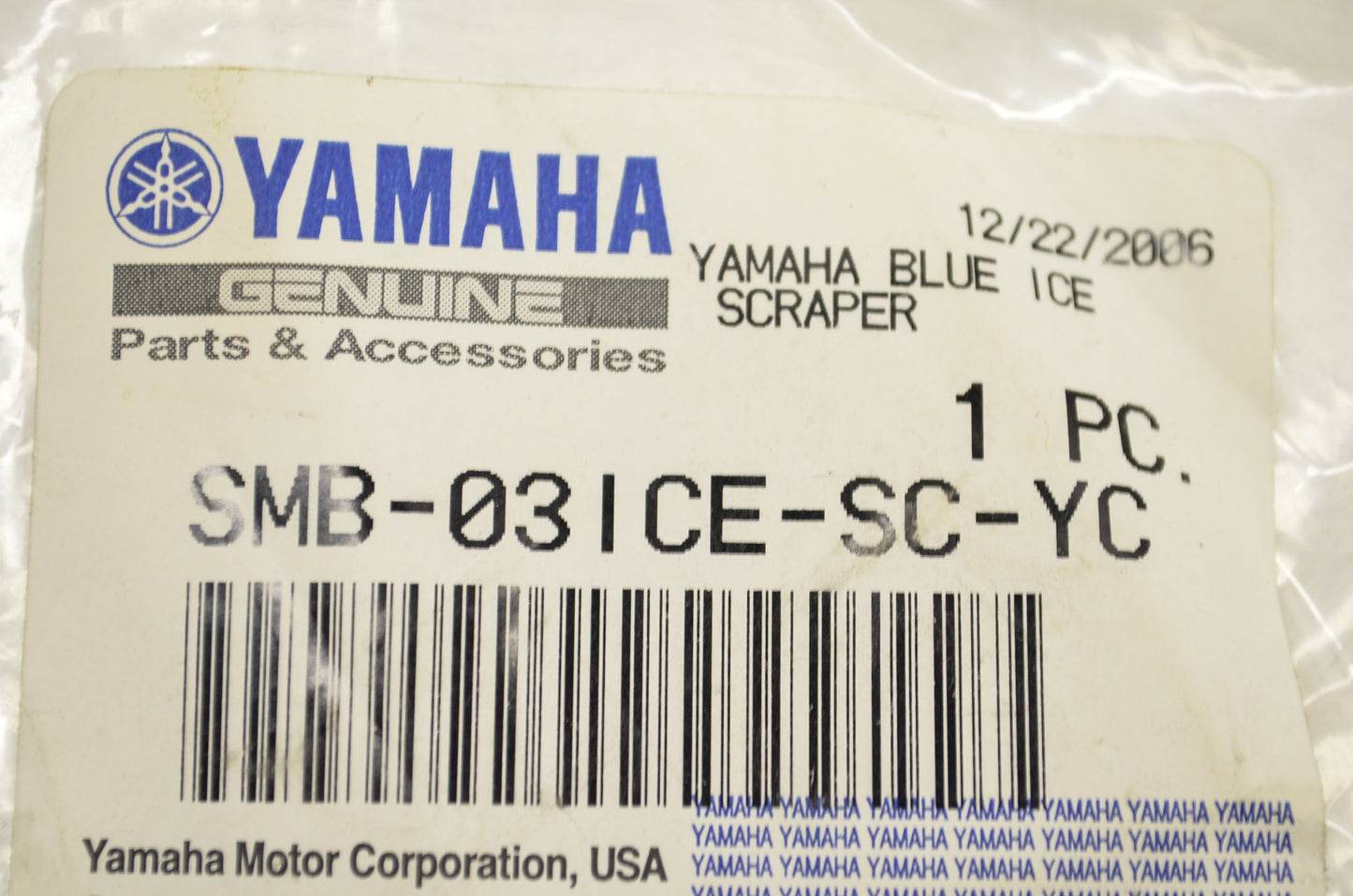 Blue Ice Scraper NOS