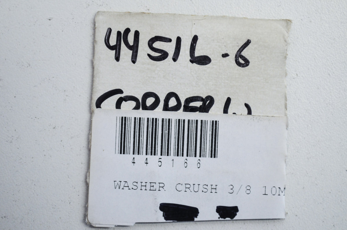 Goodridge 445166 Copper Crush Washers QTY 9 NOS