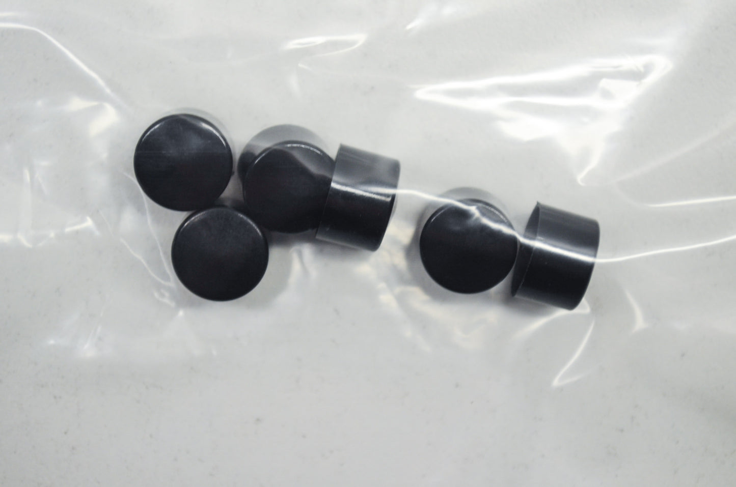 Hot Toppers HTD181 Black 1/4' 12 Pt. Bolt Covers Qty 6 NOS