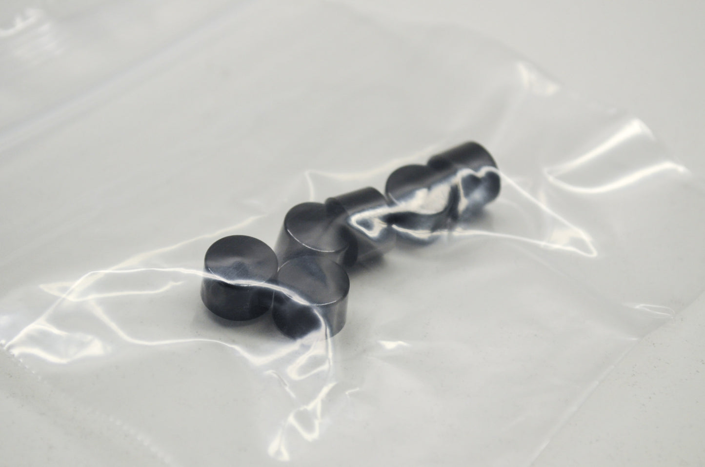 Hot Toppers HTD181 Black 1/4' 12 Pt. Bolt Covers Qty 6 NOS