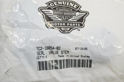 OEM Harley-Davidson 18094-02 Valve Seal Qty 4 NOS