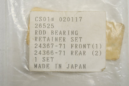 OEM Harley-Davidson 020117, 26525, 24367-71, 24366-71 Rod Bearing Retainer Set F