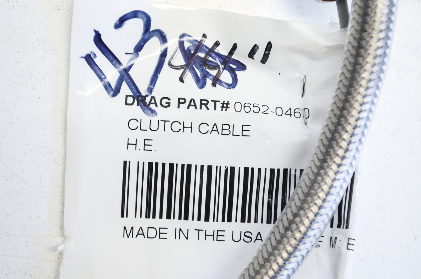 Barnett 0652-0460, 02-30-10015, 531-536 Braided Stainless Steel Clutch Cable NOS