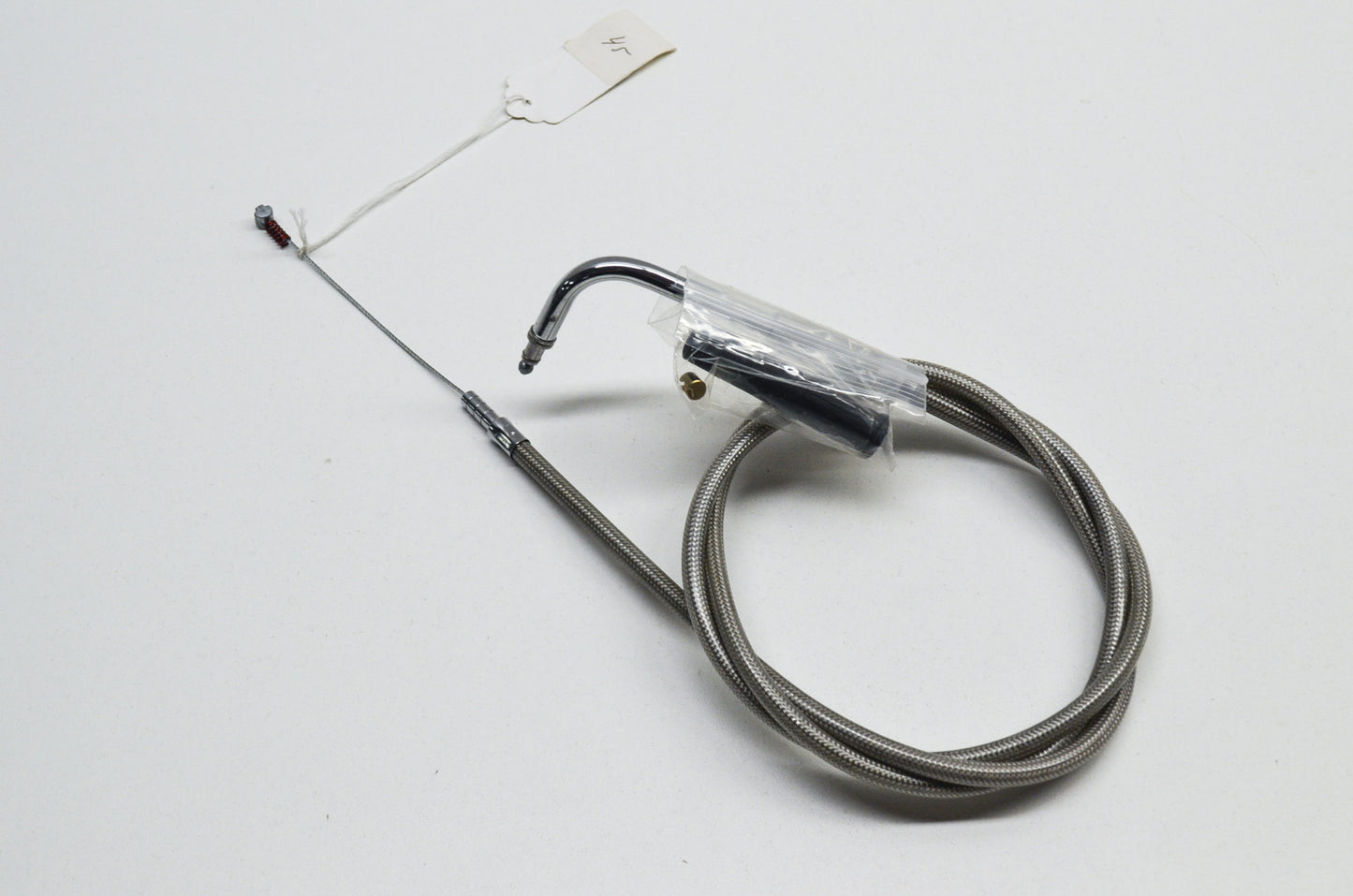 Drag Specialties 0651-0112 Braided Idle Cable Dyna Fat Boy Softail Sportster V-R