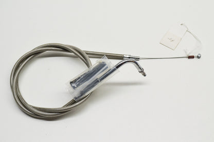Drag Specialties 0651-0112 Braided Idle Cable Dyna Fat Boy Softail Sportster V-R