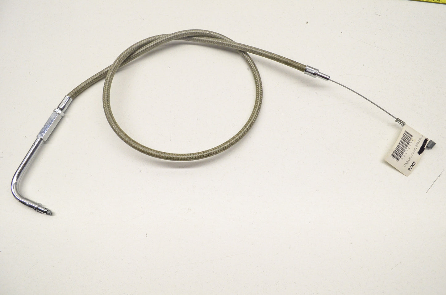 Biker's Choice 0651-0099, 66-0271 Armor Coat Braided Stainless Steel Idle Cable
